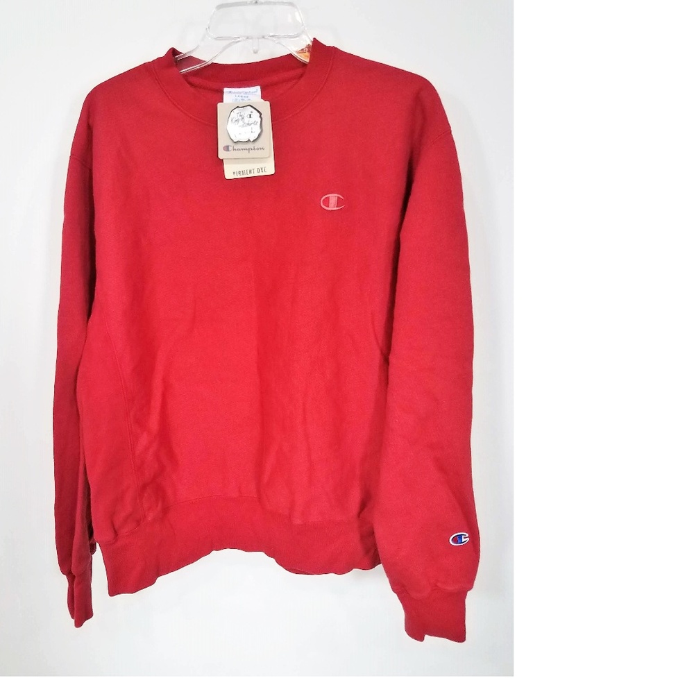New Champion Reverse Weave Chest Logo Sweatshirt L - Picture 2 of 5